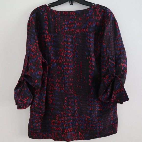 Le Château Printed Blouse - Picture 6 of 11